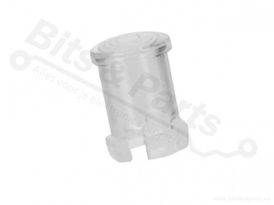 LED fitting/armatuur  5mm transparant wit